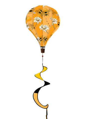 Bumblebee Deluxe Hot Air Balloon Wind Twister