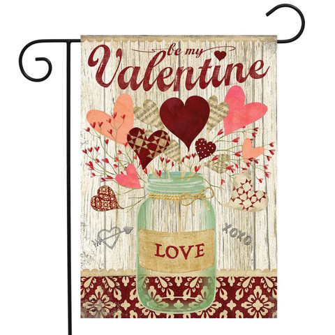 Lovely Hearts Valentine's Day Garden Flag