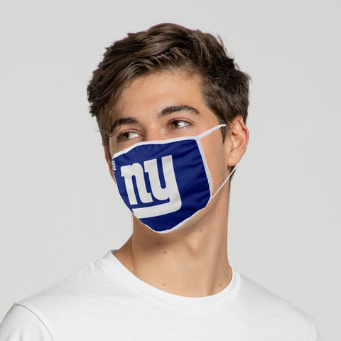 New York Giants Solid Big Logo Face Mask