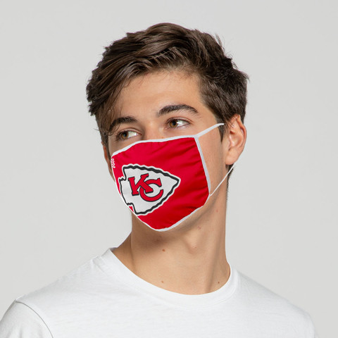 Kansas City Chiefs Solid Big Logo Face Mask