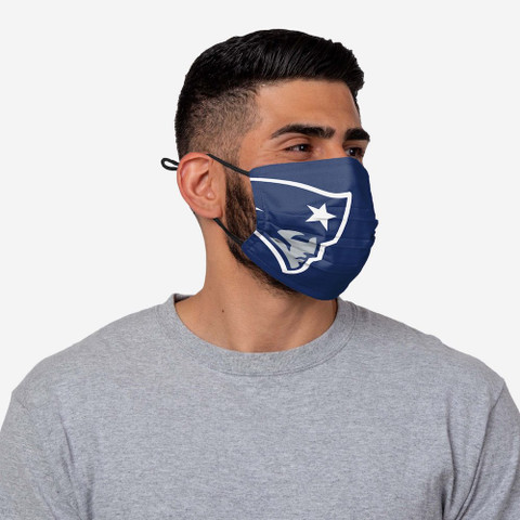 New England Patriots On-Field Sideline Big Logo Face Mask