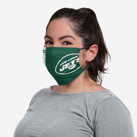 New York Jets On-Field Sideline Big Logo Face Mask