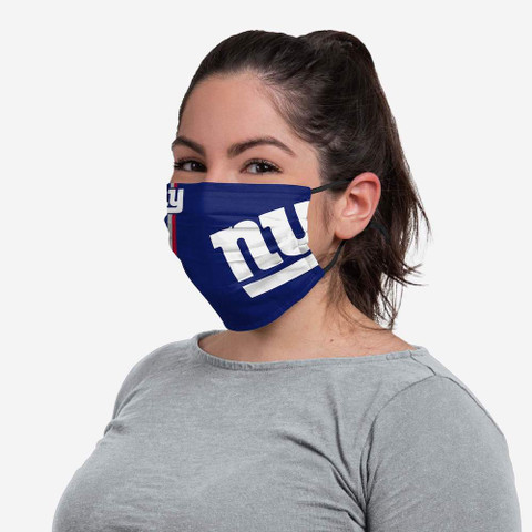 New York Giants On-Field Sideline Big Logo Face Mask