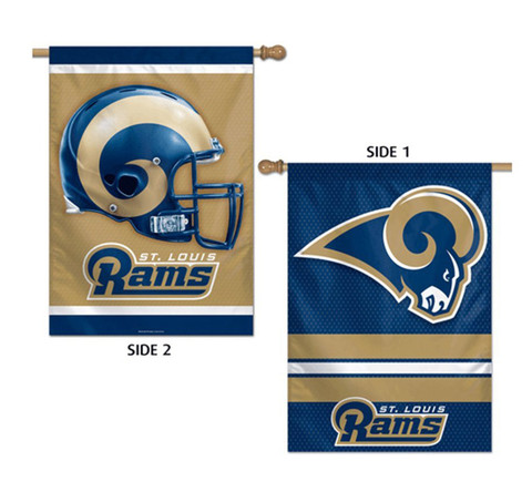 Los Angeles Rams 2 Sided NFL Vertical House Flag