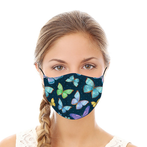 Butterflies Reusable Cloth Face Mask