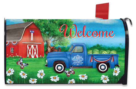 Sunshine Barn Summer Mailbox Cover