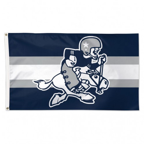 Dallas Cowboys Retro Logo Deluxe Grommet Flag