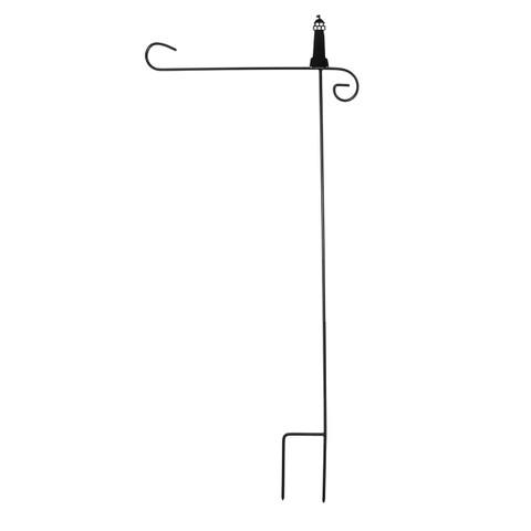 Briarwood Lane wrought iron lighthouse garden flag stand holder for decorative garden flags and hardware.