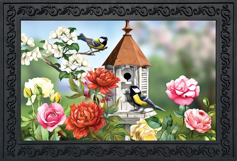 Home Sweet Birdhouse Doormat
