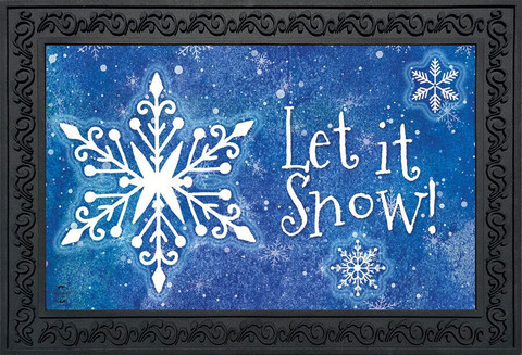 Snowflakes Winter Doormat