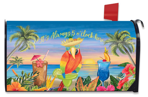 Always 5 O'Clock Summer Mailbox Cover