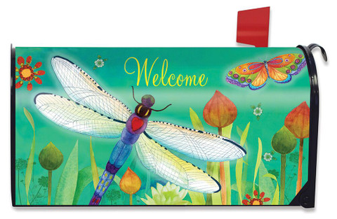 Dragonfly Dream Spring Magnetic Mailbox Cover