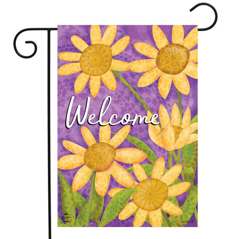 Spring Floral Welcome Garden Flag