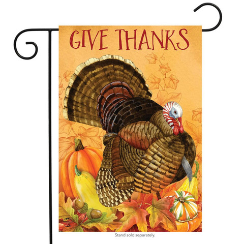 Thankful Turkey Garden Flag