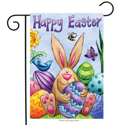 Happy Easter Bunny Holiday Garden Flag