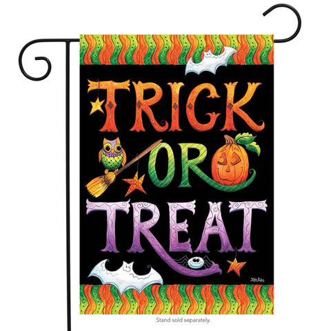 Halloween Trick or Treat Garden Flag