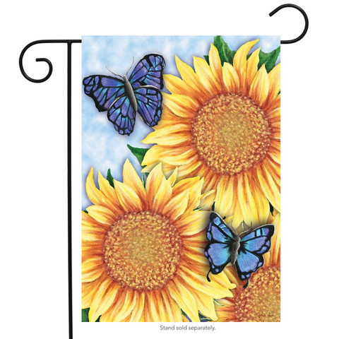 Sunflower Trio Summer Garden Flag