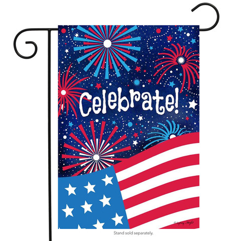 Celebrate Fourth of July Garden Flag