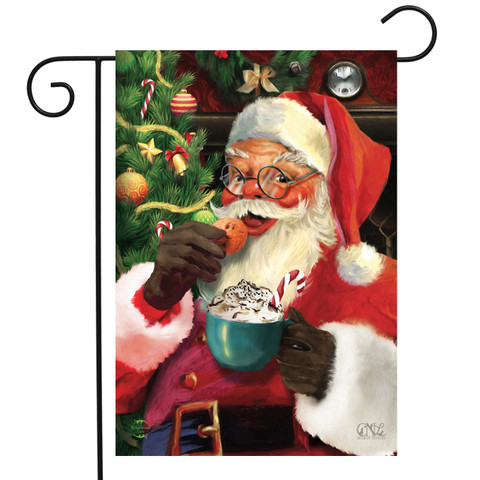Cookies For Santa Christmas Garden Flag