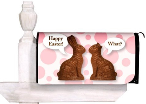 Chocolate Bunnies Easter Magnetic Mailbox Cover