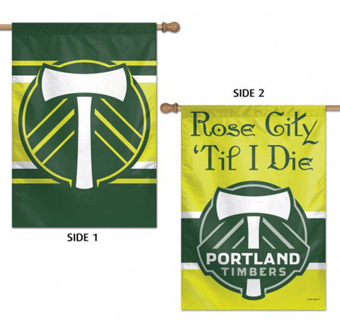 Portland Timbers Double Sided MLS House Flag
