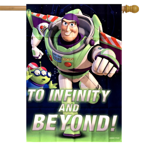 Buzz Lightyear Toy Story House Flag