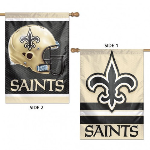 New Orleans Saints 2 Sided NFL Vertical House Flag