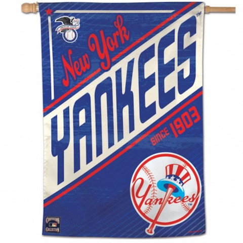 New York Yankees MLB Retro Vertical Flag