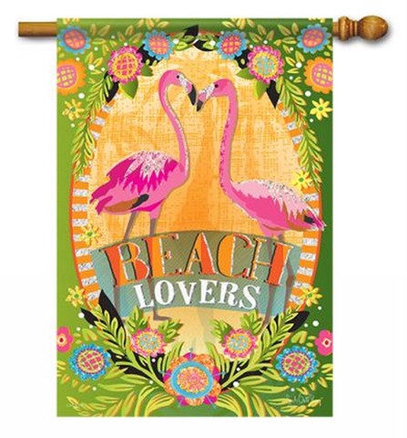 Beach Lovers Summer House Flag