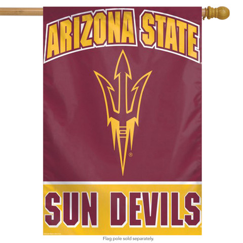 Arizona State University Sun Devils Vertical House Flag