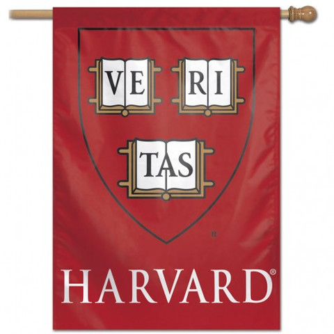 Harvard College Vertical Flag