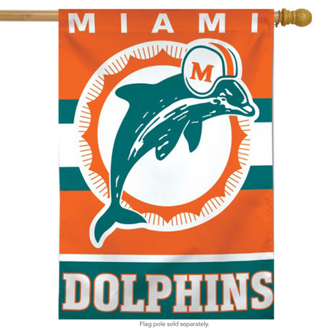 Miami Dolphins Vertical NFL House Flag