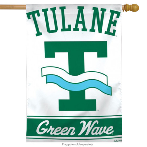 Tulane University Vertical Flag