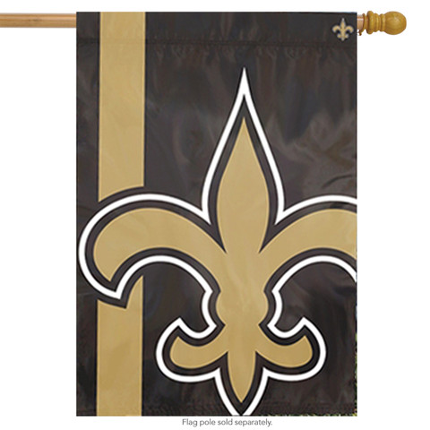 New Orleans Saints Bold Logo House Flag