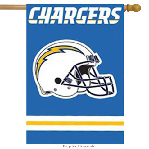 San Diego Chargers Applique Embroidered Banner Flag NFL