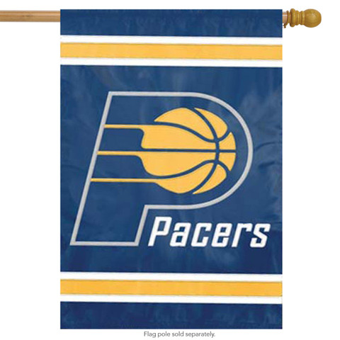 Indiana Pacers Applique House Flag