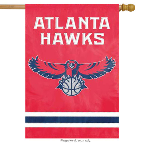 Atlanta Hawks Applique House Flag