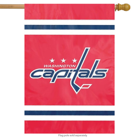 Washington Capitals Applique & Embroidered Banner Flag NHL