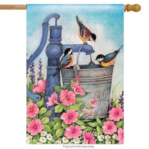 Birds of Spring House Flag