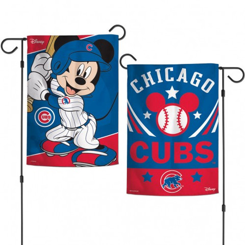 Chicago Cubs Mickey Mouse Garden Flag