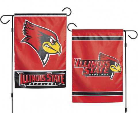 Illinois State Redbirds 2 Sided Garden Flag