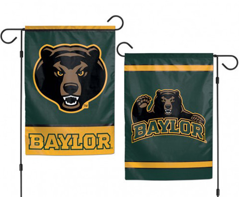 Baylor University Bears 2 Sided Garden Flag
