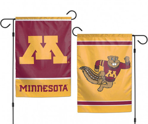 University of Minnesota Gophers 2 Sided Garden Flag