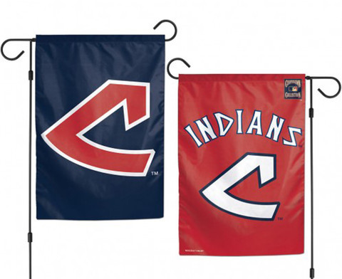 Cleveland Indians 2 Sided MLB Garden Flag