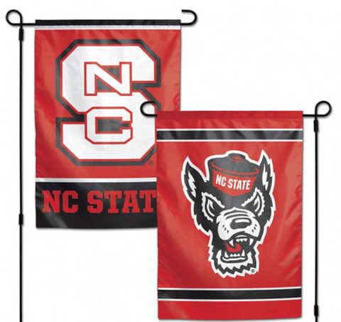 North Carolina State University Wolfpack 2 Sided Garden Flag