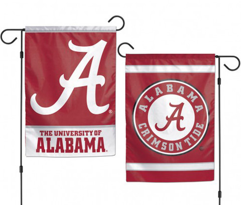 University of Alabama Crimson Tide 2 Sided Garden Flag