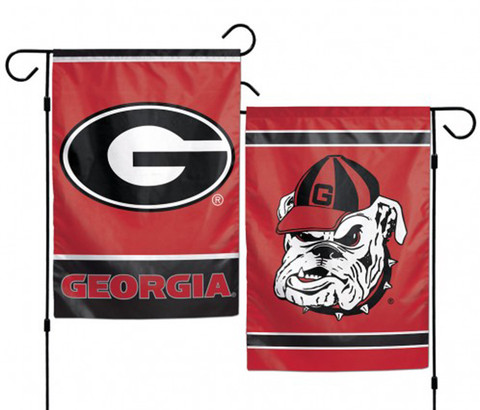 University of Georgia Bulldogs 2 Sided Garden Flag