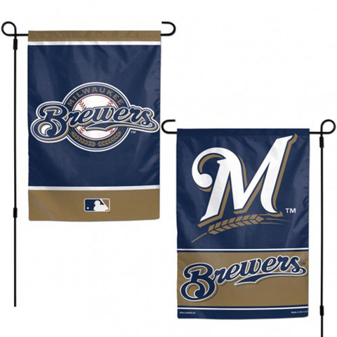 Milwaukee Brewers MLB Garden Flag