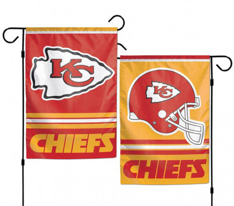 Kansas City Chiefs 2 Sided NFL Garden Flag