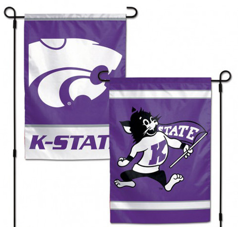 Kansas State University Wildcats 2 Sided Garden Flag